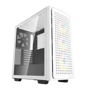 Case ATX Deepcool CK560, w/o PSU,3x120mm ARGB & 1x140mm fans,TG, GPU Holder,1xTypeC, 2xUSB3.0, White