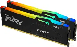 Оперативная память Kingston Fury Beast 16Gb DDR5-6000MHz Kit (KF560C40BBAK2-16)