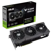 Видеокарта ASUS TUF-RTX4060TI-O8GGAMING, 8GB GDDR6X 128бит (TUF-RTX4060TI-O8GGAMING)