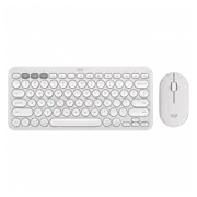 Tastatura & Mouse Logitech Pebble 2 Combo, Alb