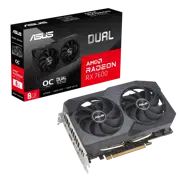 Видеокарта ASUS DUAL-RX7600-O8G-V2, 8GB GDDR6 128бит (DUAL-RX7600-O8G-V2)