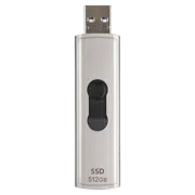 Внешний портативный SSD накопитель Transcend ESD320A, 512 GB, Серебрситый