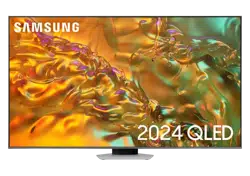 65" QLED SMART Телевизор Samsung QE65Q80DAUXUA, 3840x2160 4K UHD, Tizen 8.0, Серебристый