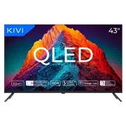 43" QLED SMART Телевизор KIVI 43U770QB, 3840x2160 4K UHD, Android TV, Чёрный