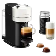 Aparat de cafea Nespresso Vertuo Next + Aeroccino 3, Black