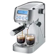 Aparat de cafea CASO Espresso Gourmet Crema, Silver