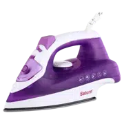 Утюг Saturn ST-CC6120, Белый/Фиолетовый